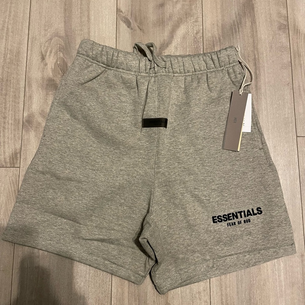 Large Dark Oatmeal Essentials Fear of God Shorts